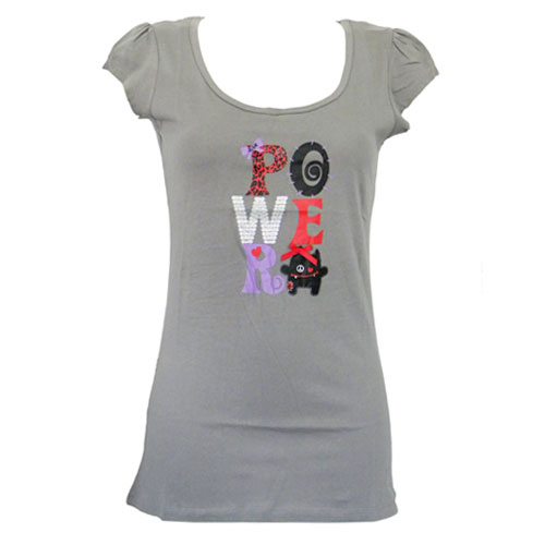 Love and Peace grey T-shirt