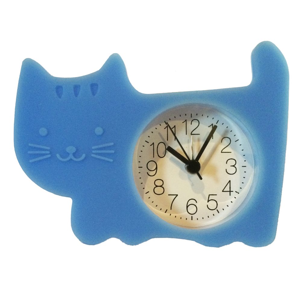 Blue Cat Alarm Clock