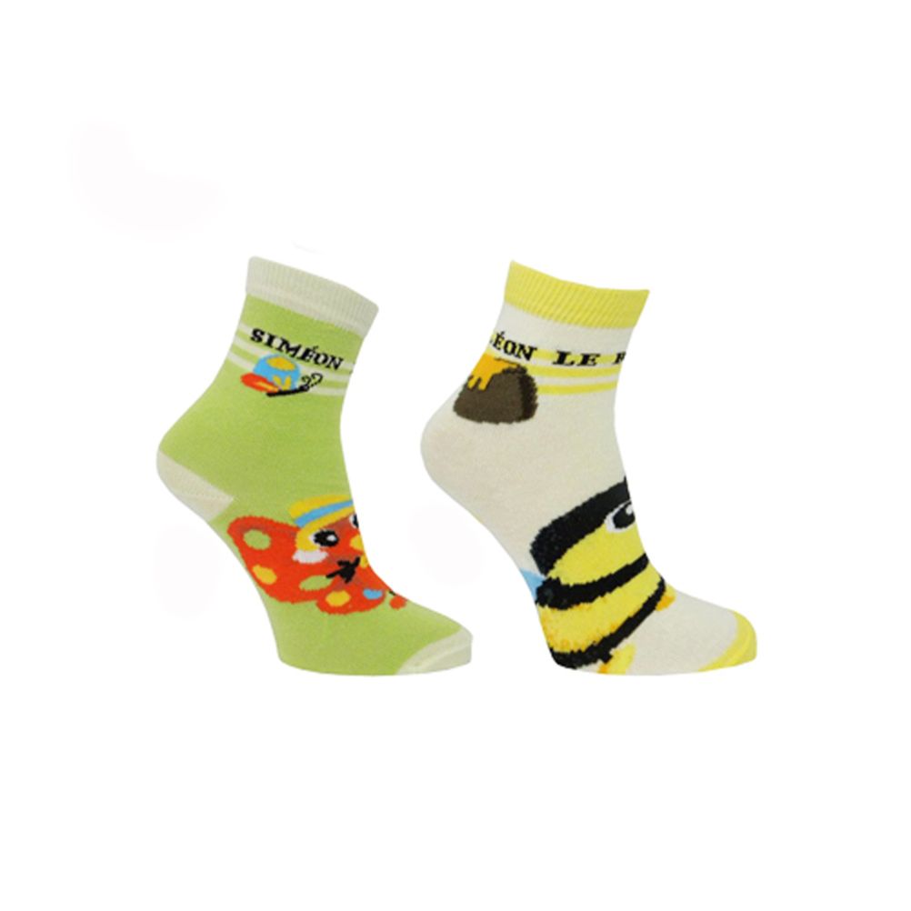 Funny Little Bugs 2 pairs of socks size 19-22