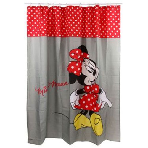 Minnie Mouse shower curtain
