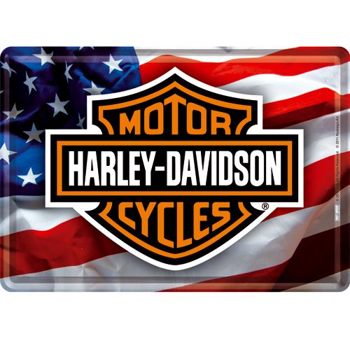 Harley Davidson small metal plate