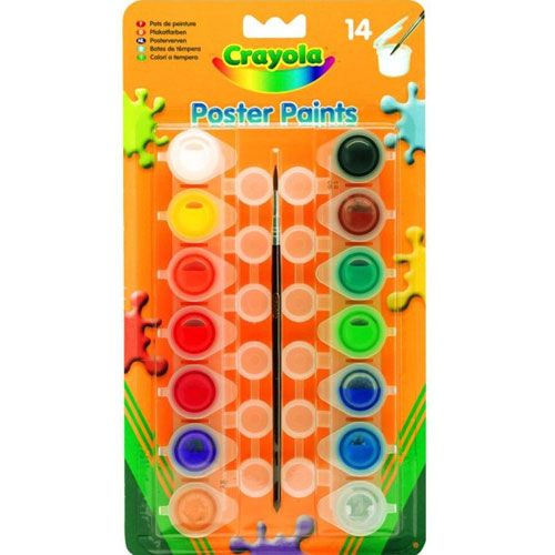 Crayola set of 14 Poster Paints