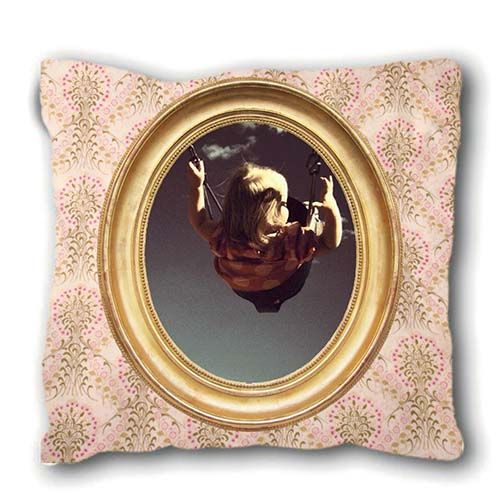 Small LOUIS PHILIPPE old wallpaper cushion