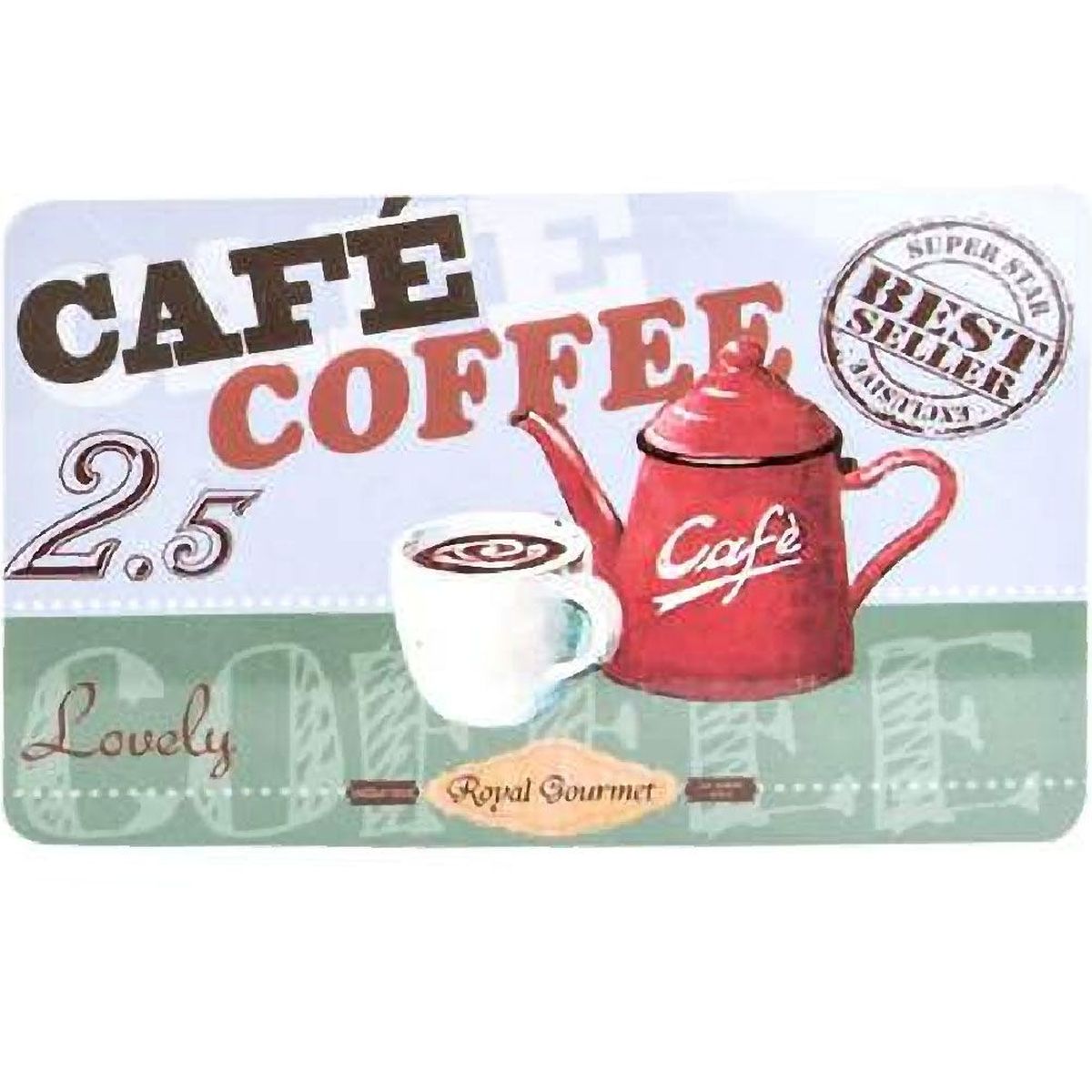 Café Coffee Cutting board 23 x 14 cm