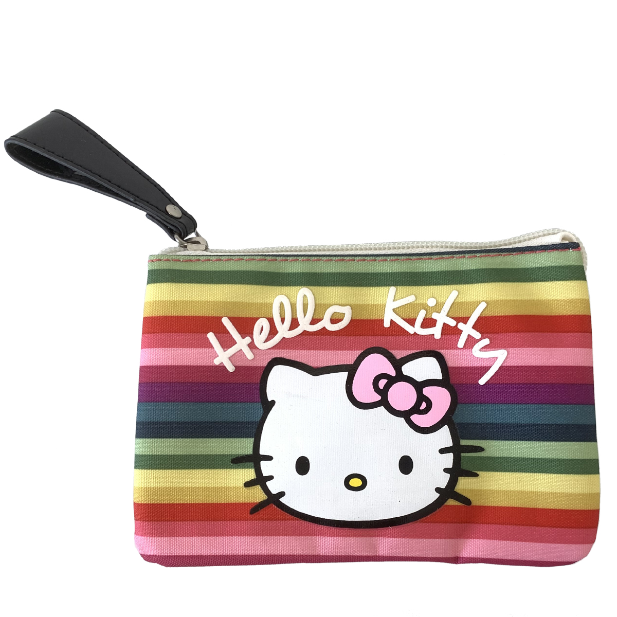 Hello Kitty stripes bellows purse