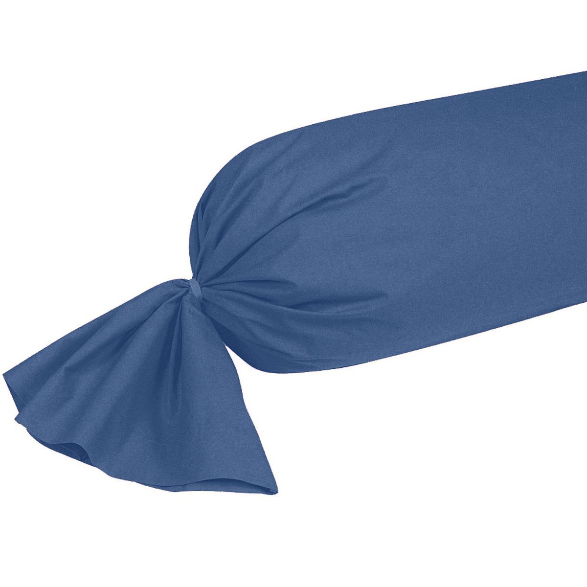 Bolster case in cotton percale 80 threads 43 x 190 cm