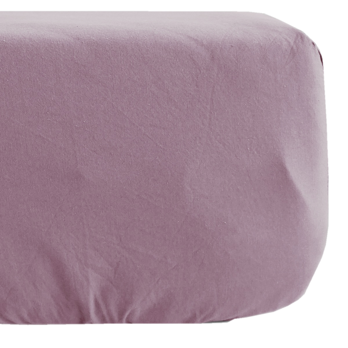 Fitted sheet in cotton percale 80 threads 140 x 190 x 35 cm
