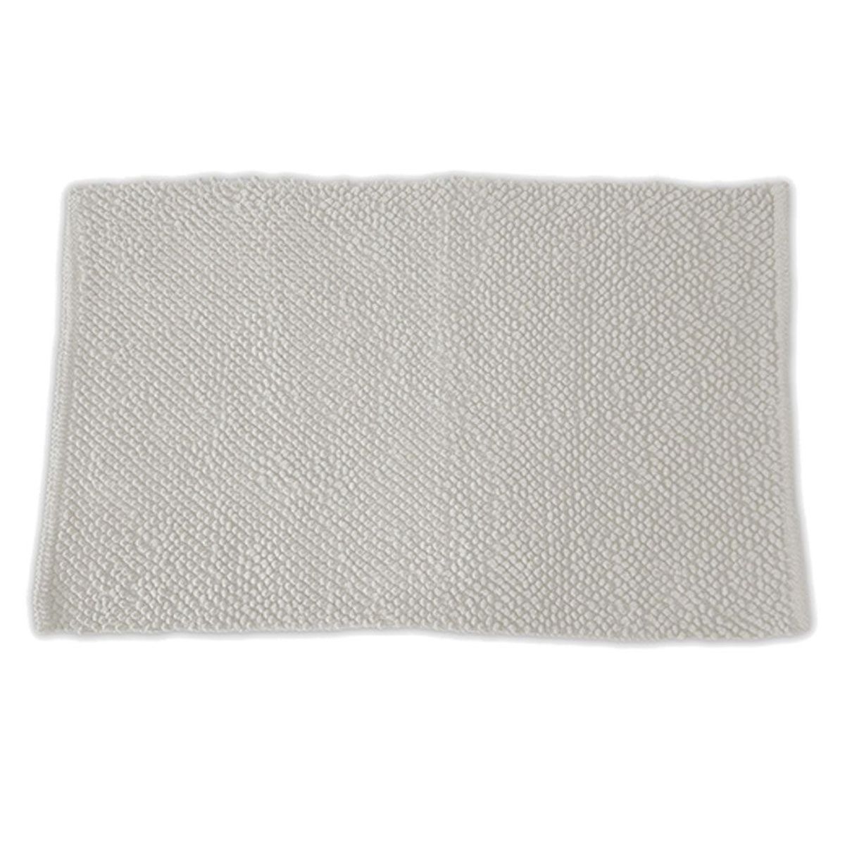 Cotton Bath Mat 50 x 80 cm Ivory color