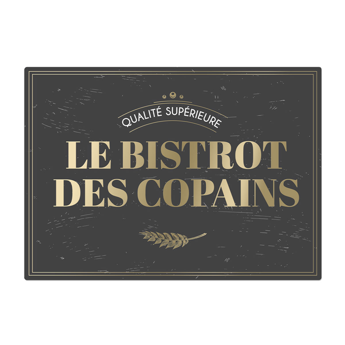 Torchon BISTROT DE PARIS Natives déco rétro vintage - Provence