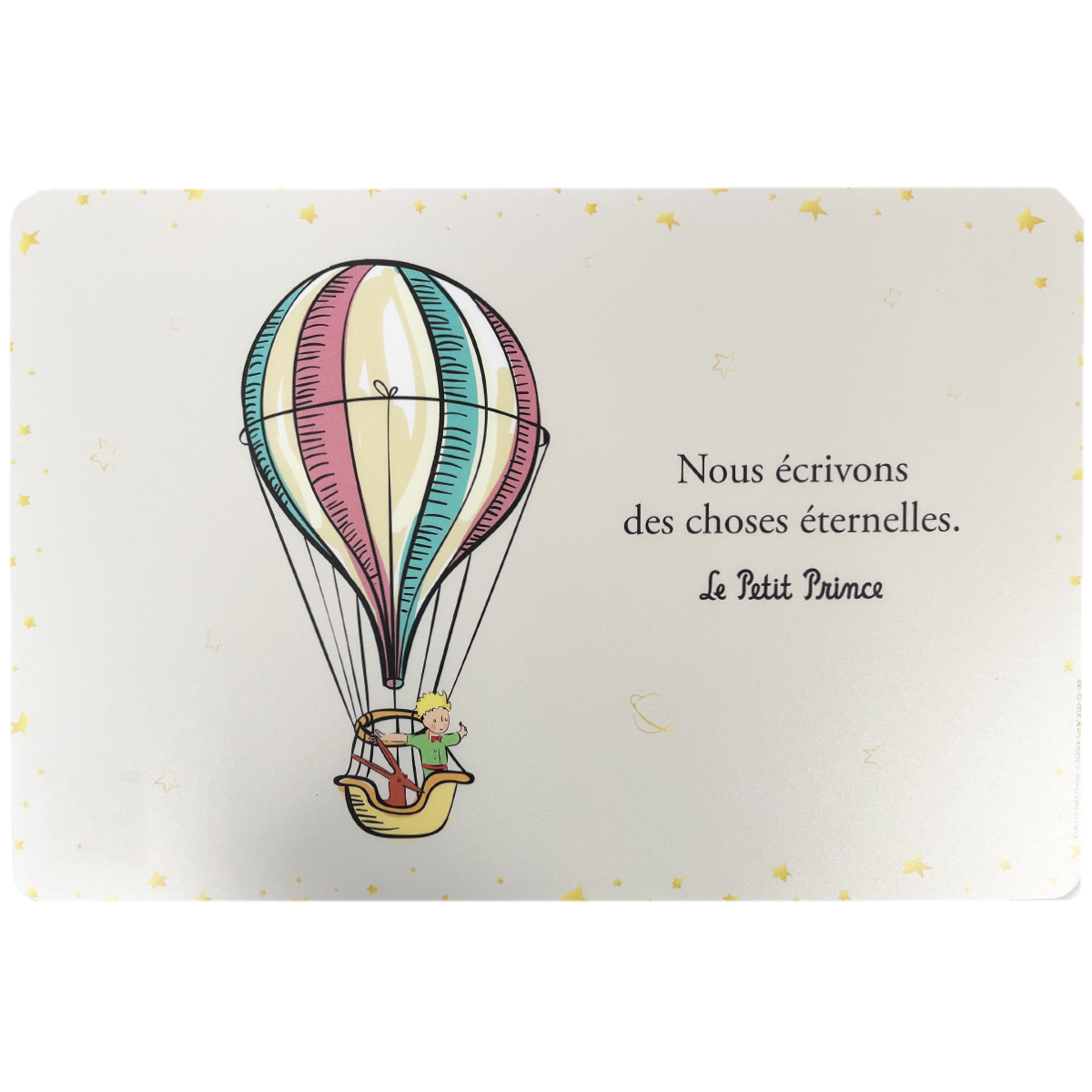 Placemat The Little Prince in a Hot Air Balloon