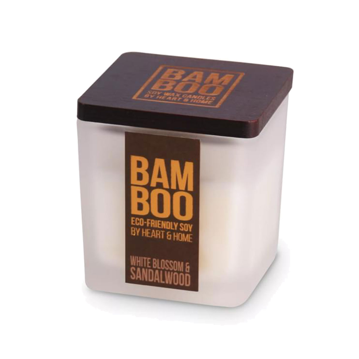Candle Bamboo Cherry Blossom and Sandalwood - Heart and Home