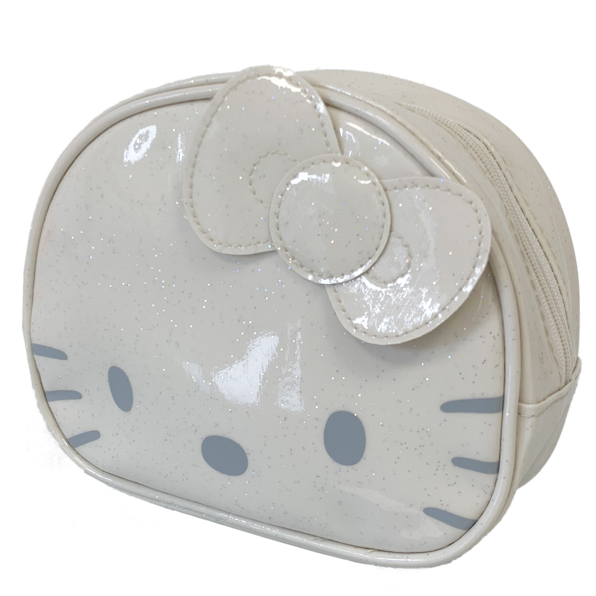 Hello Kitty Camomilla cosmetic bag White and glitters