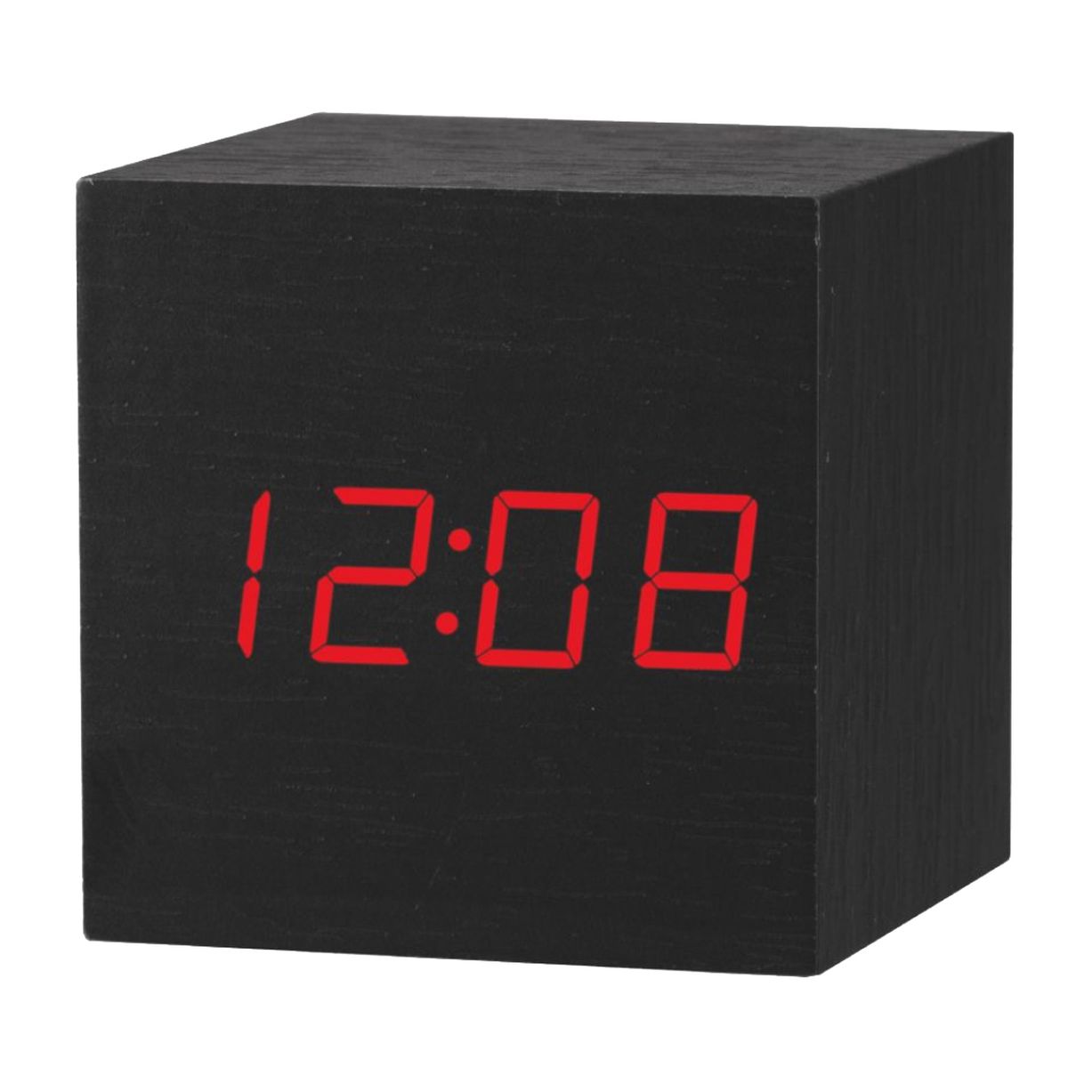 Alarm clock with acoustic sensor