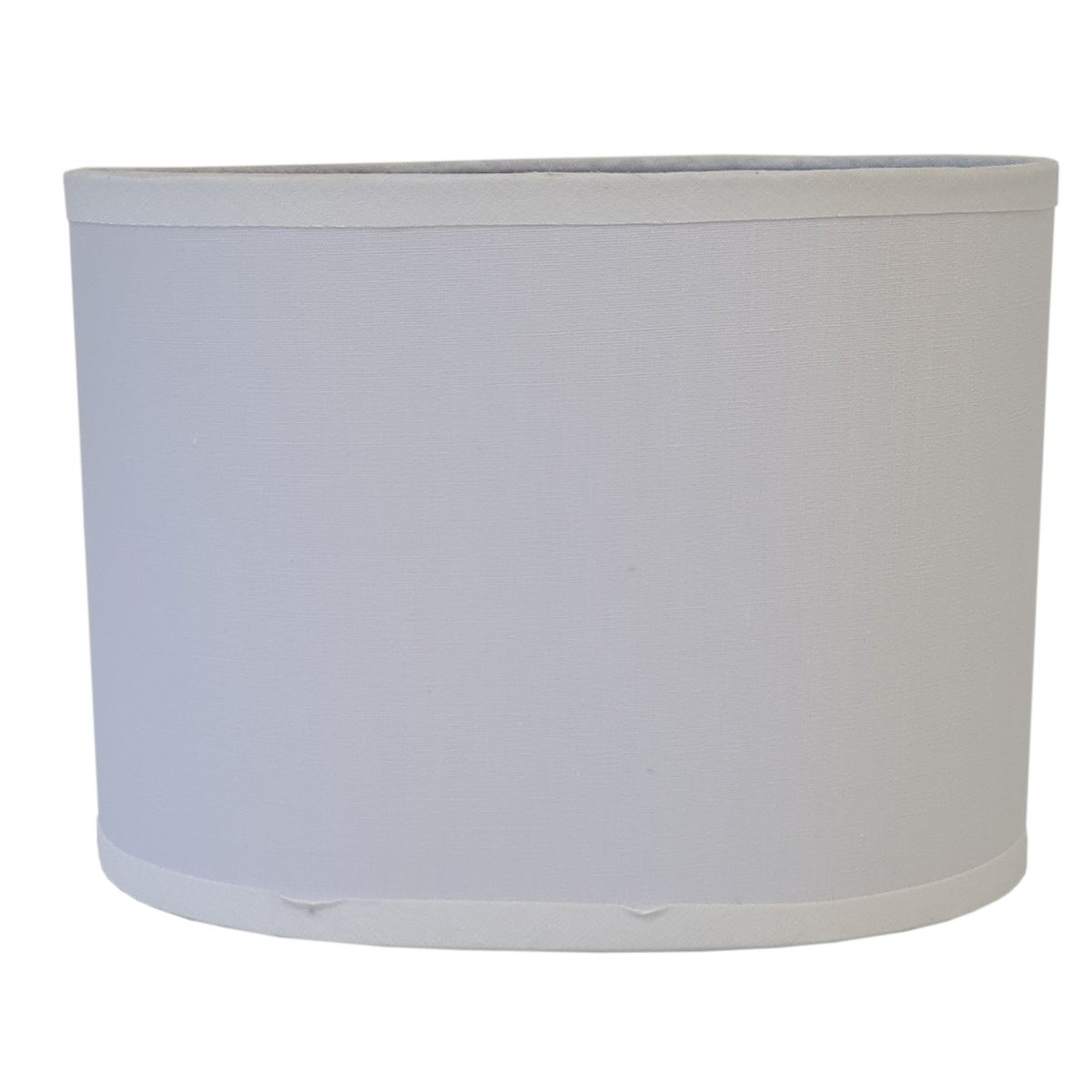 White oval lampshade