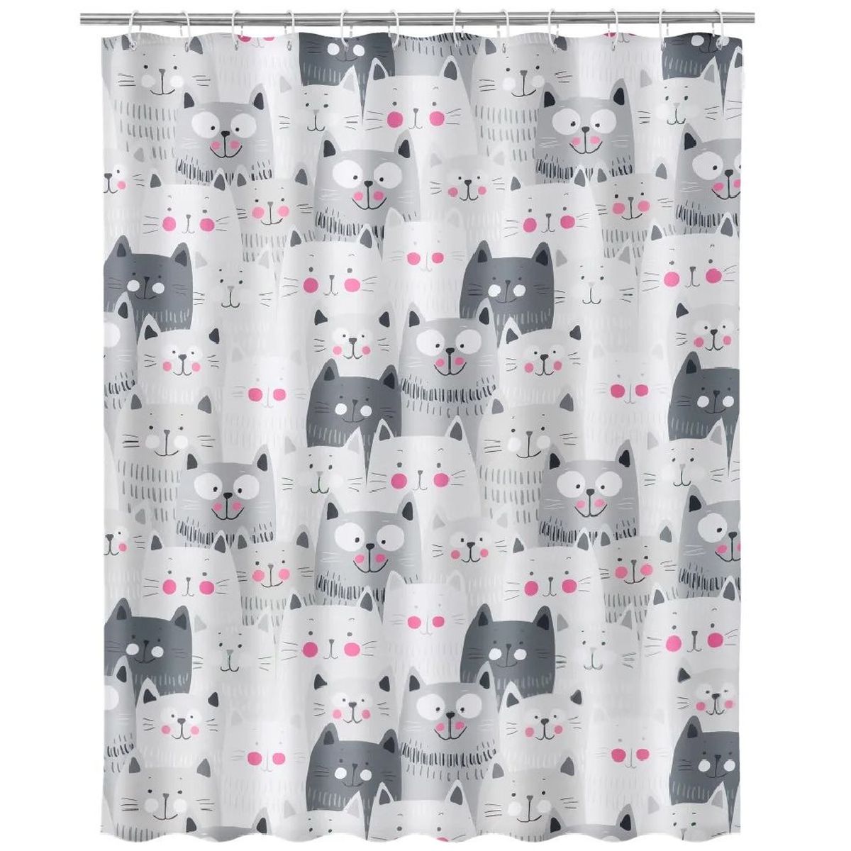 Cats shower curtain 180 x 200 cm