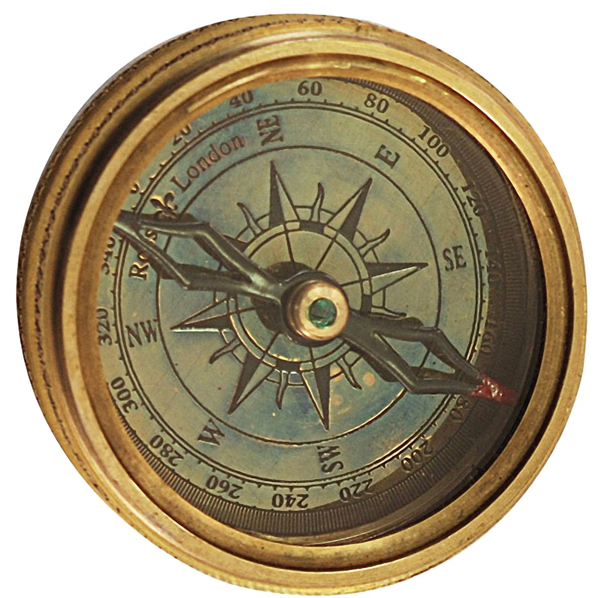 Ornamental Brass Compass - Alexander Graham Bell