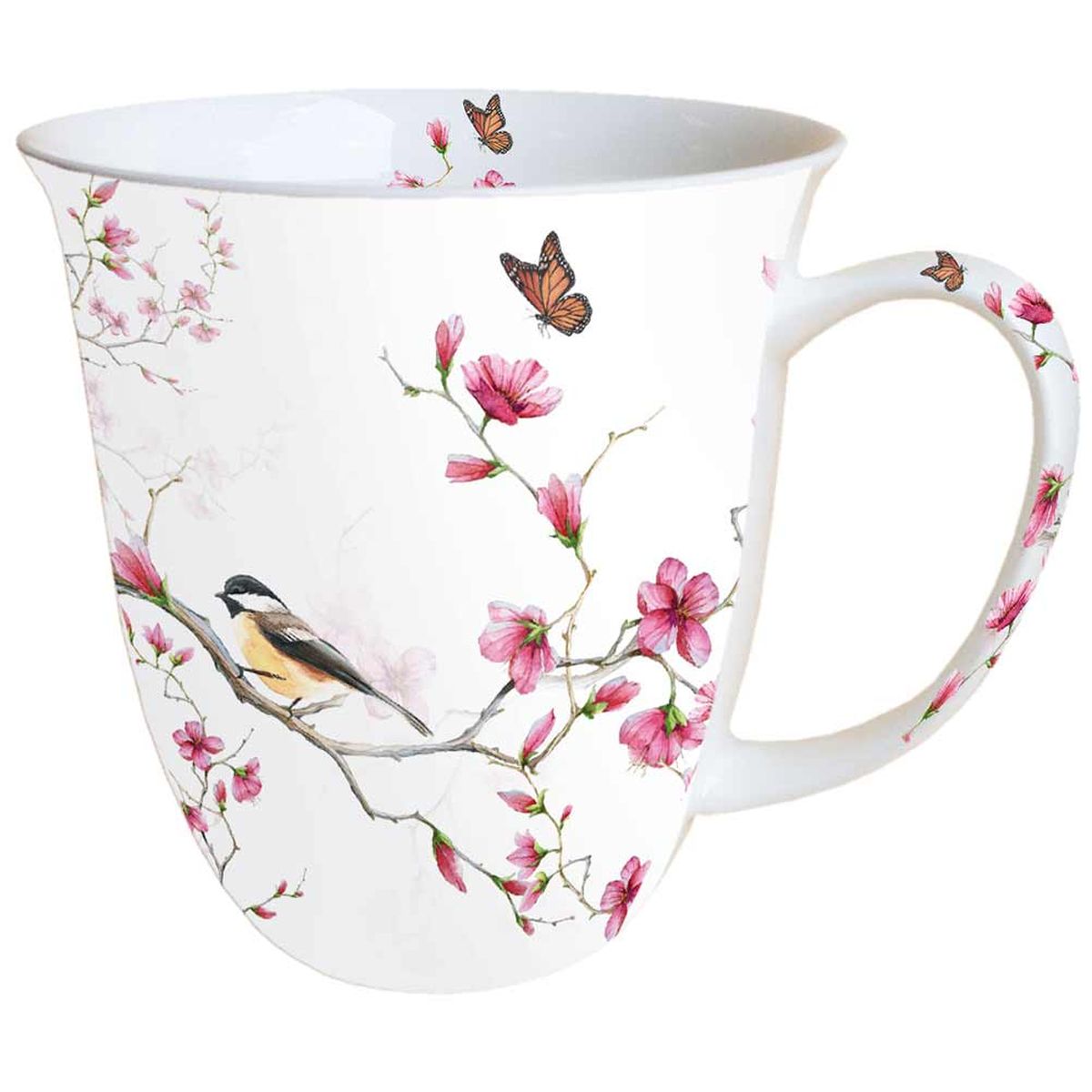 Bird and Blossom - Fine Bone China Mug