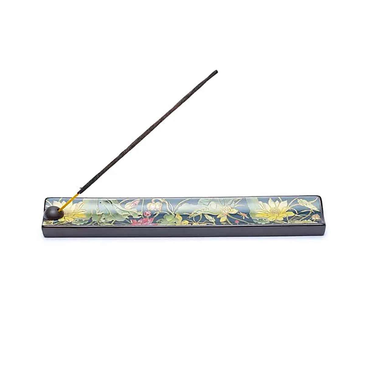 Ceramic incense stick holder Lotus flowers