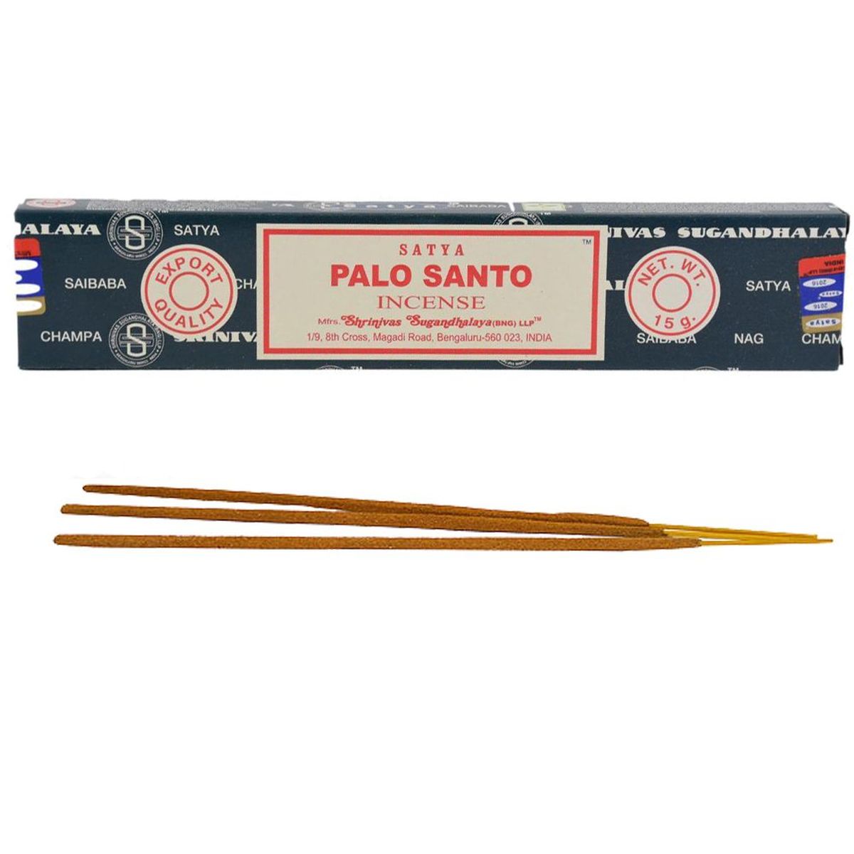 Incense Satya Nag Champa Palo Santo 15 grams or about 15 Sticks