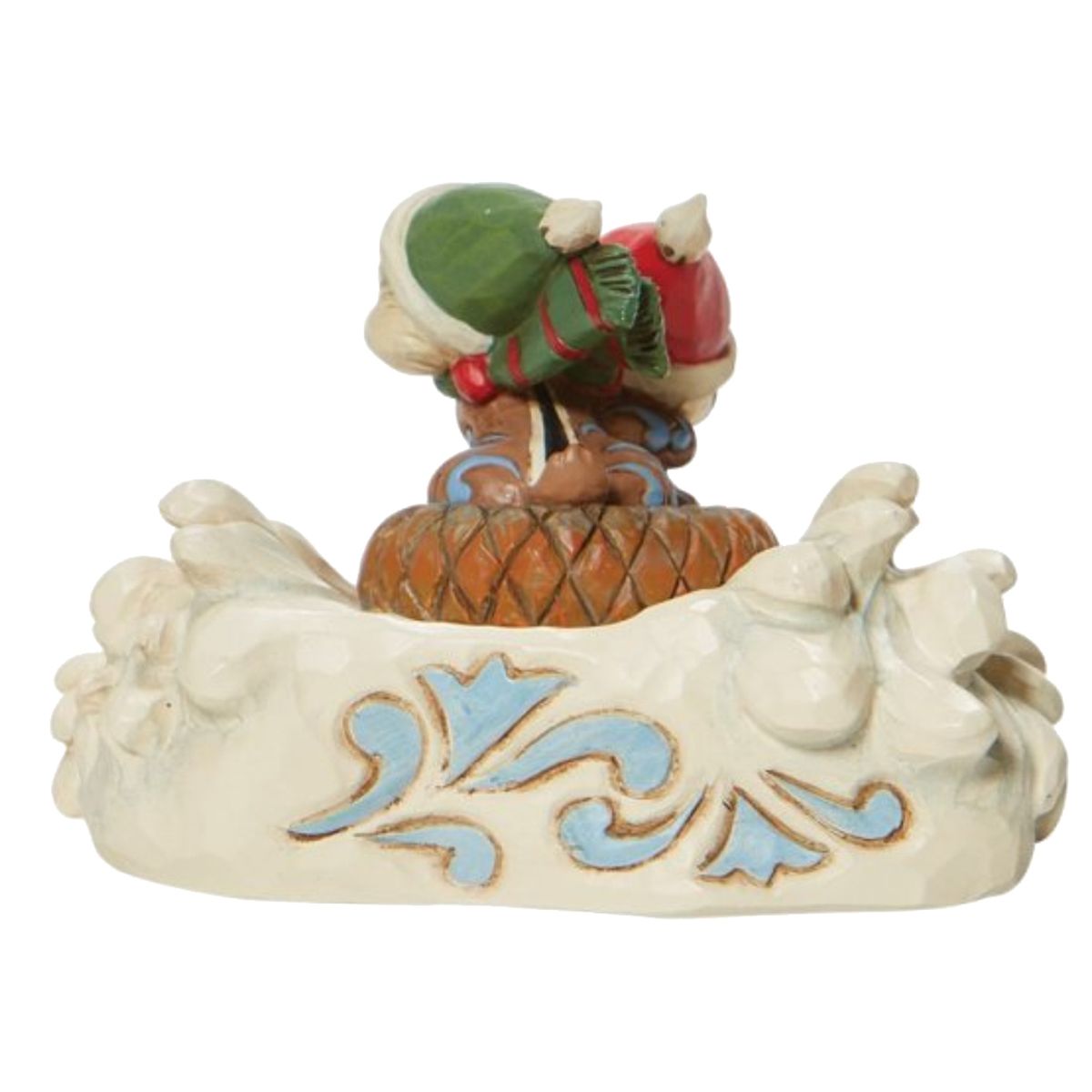 Fun in the Snow - Chip and Dale Sledding Figurine