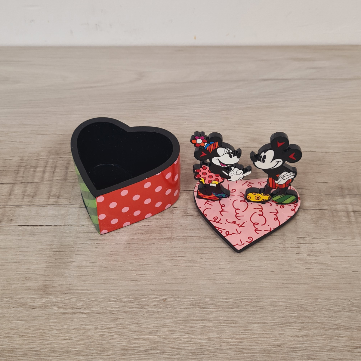Mickey and Minnie box collection by Romano Britto