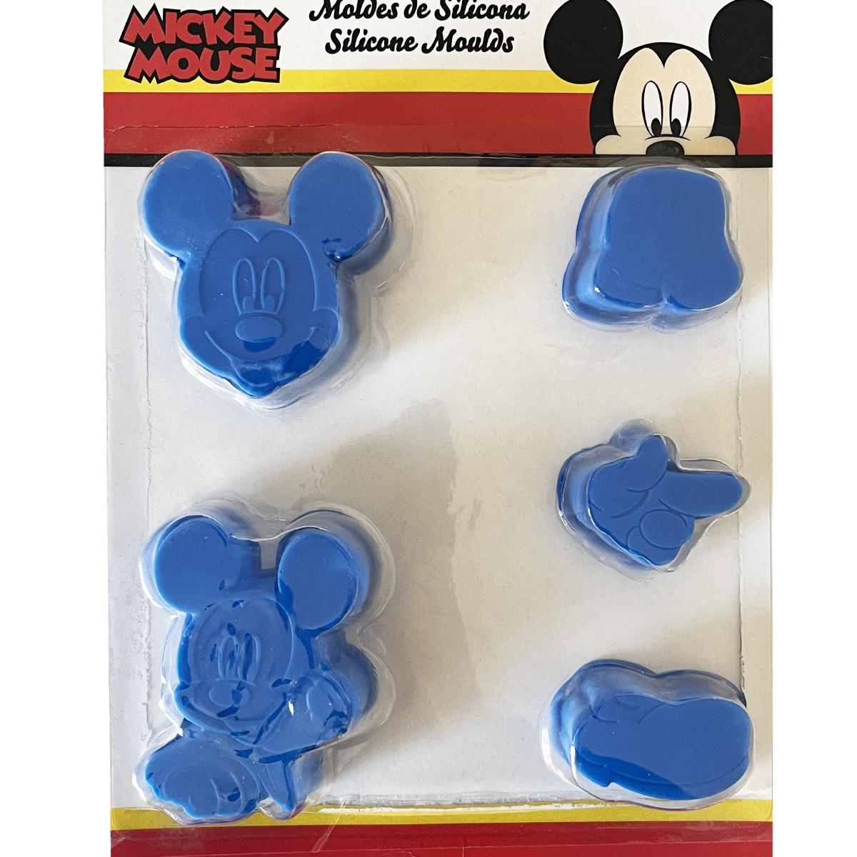Mickey 5 Small flexible molds BLUE MODEL
