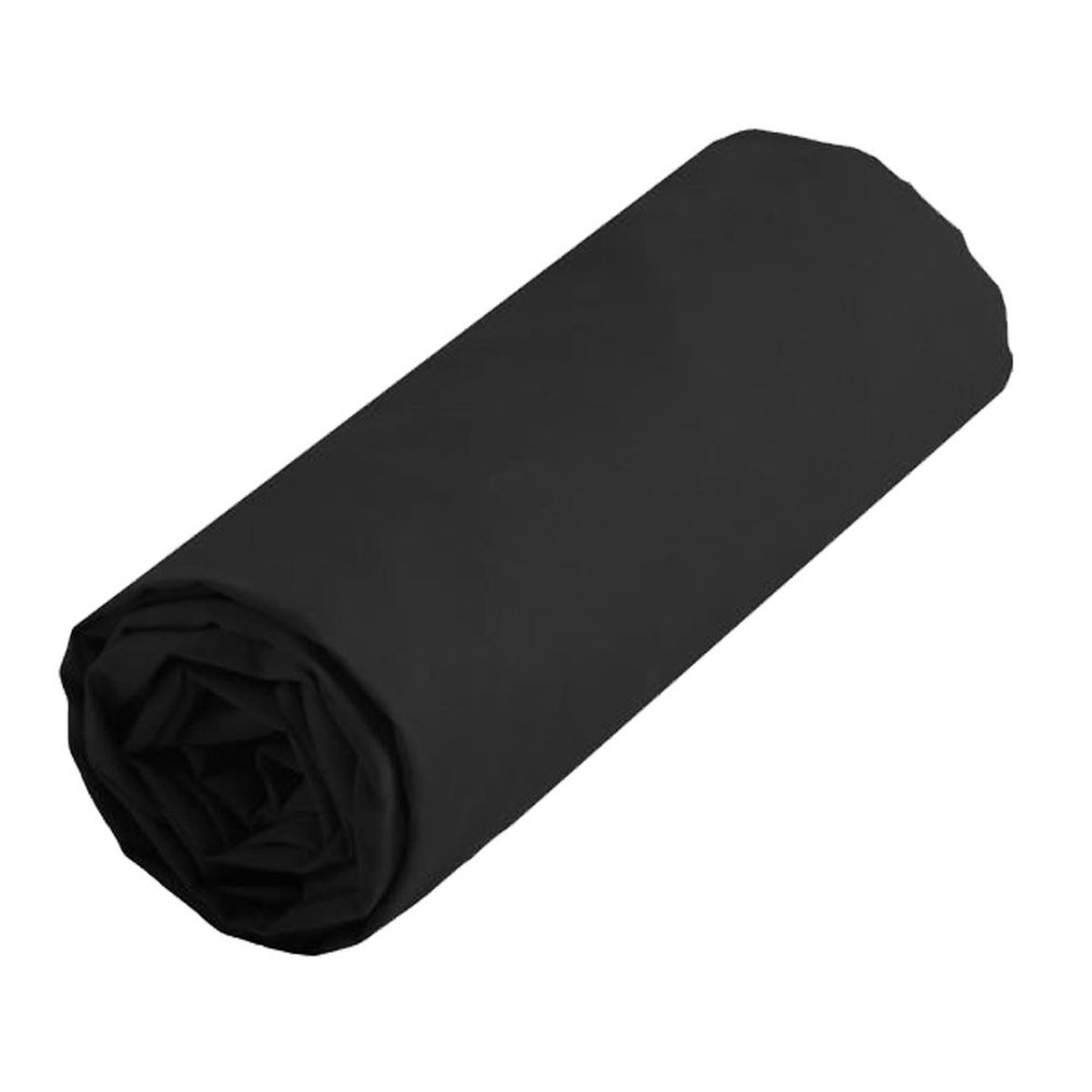 Black Fitted sheet 90 x 190 cm