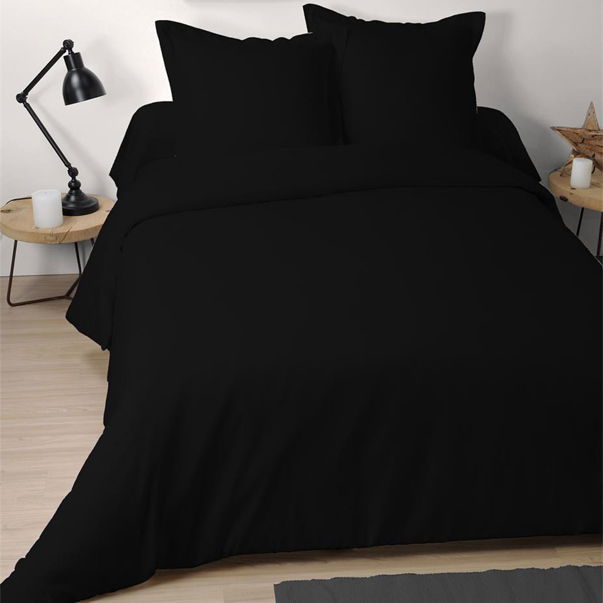 Pillow case 65 x 65 cm - Black