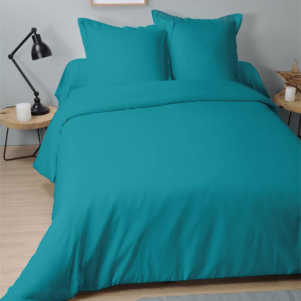 Pillow case 65 x 65 cm - Green Blue
