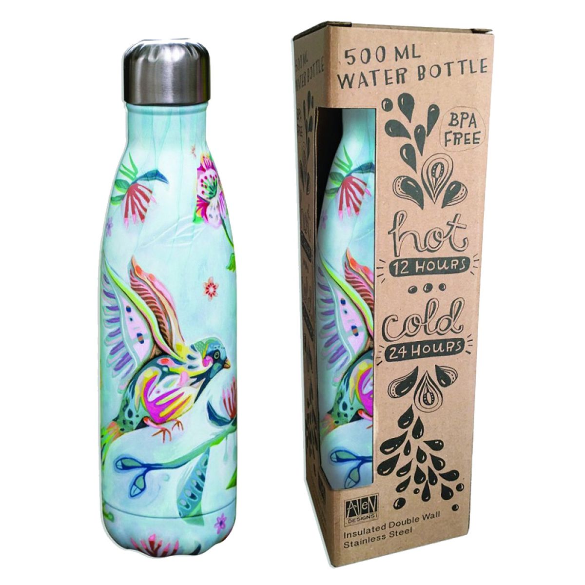 Bird isothermic stainless steel bottle By Allen