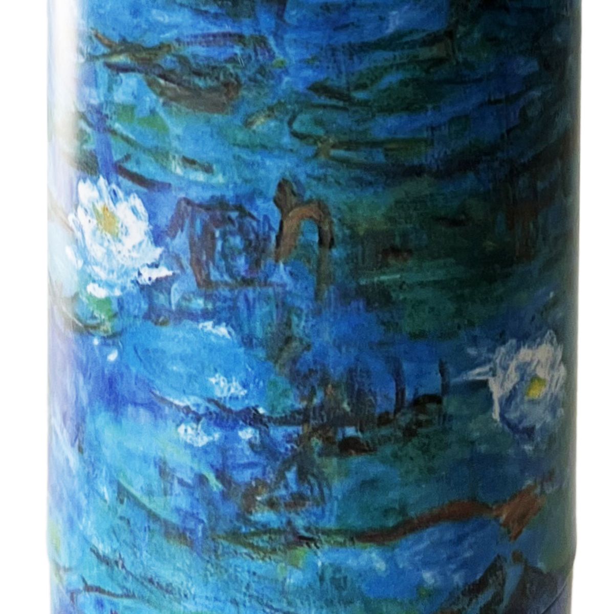 Water lilies by Claude Monet isothermic stainless steel bottle