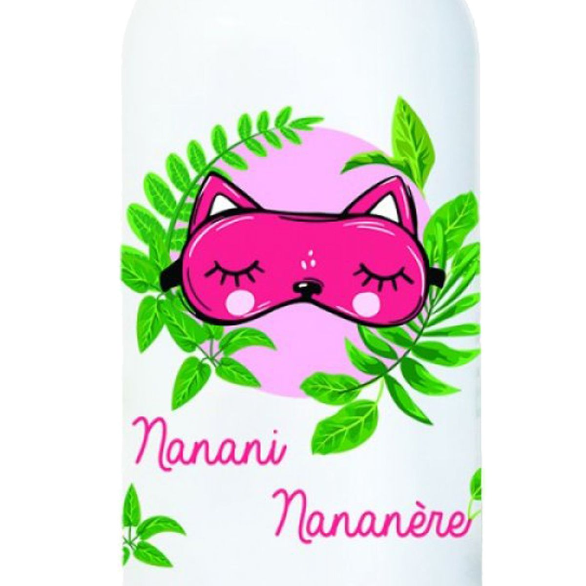 Aluminum bottle Nanani Nananre - Printed in France