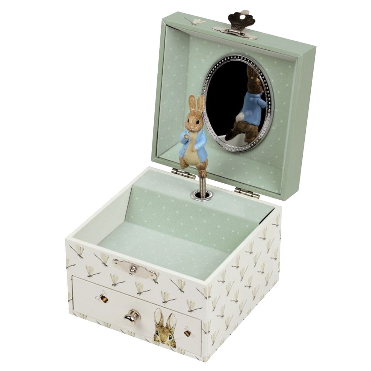 Peter Rabbit musical jewelry box