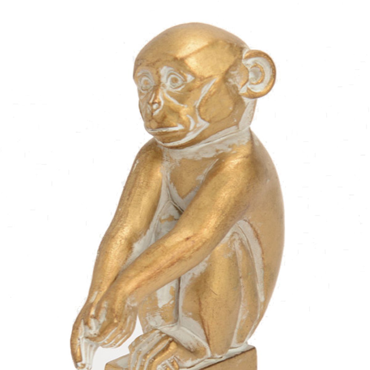 Monkey in gold resin