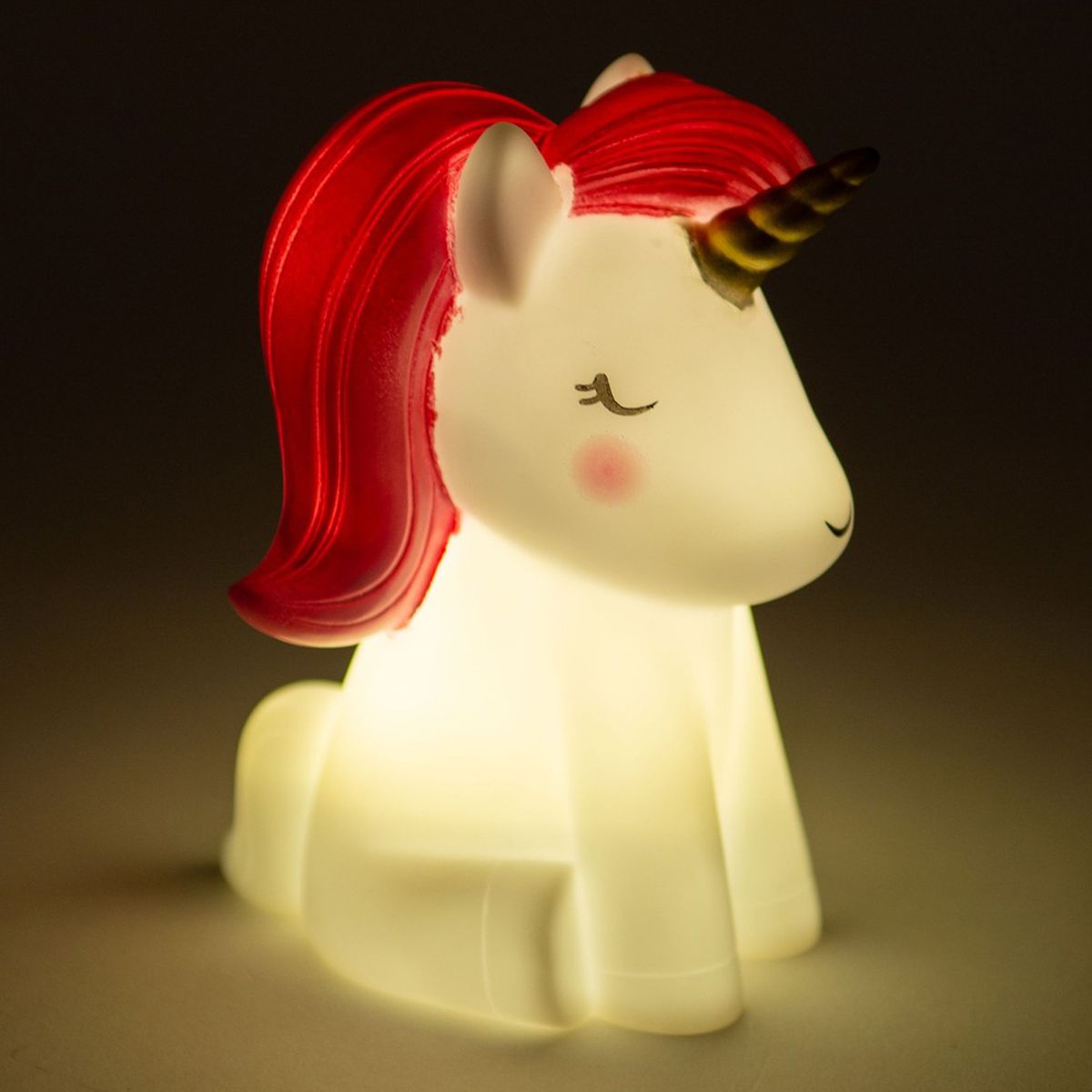 Unicorn shaped night light - led