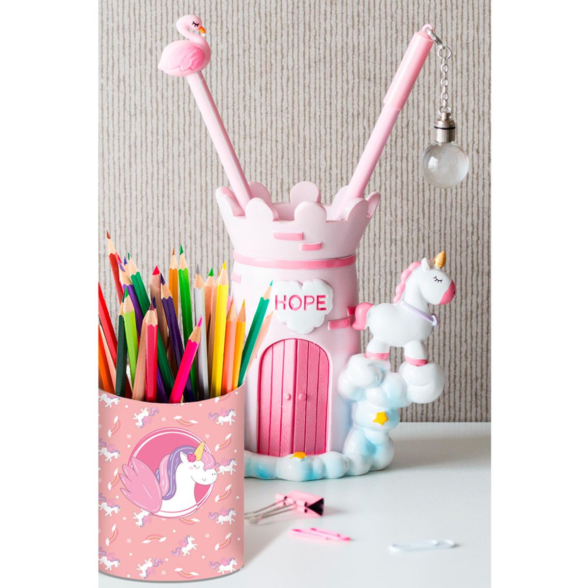 Unicorn pencil pot