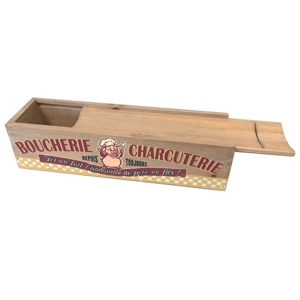 Sausage box with knife - Boucherie Charcuterie