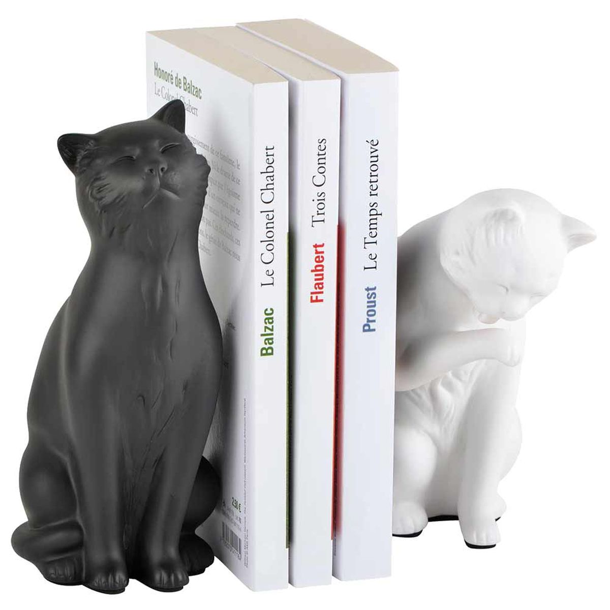 Stop cat-shaped books