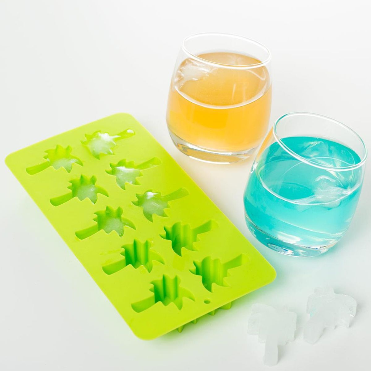 Palm trees ice cube mold