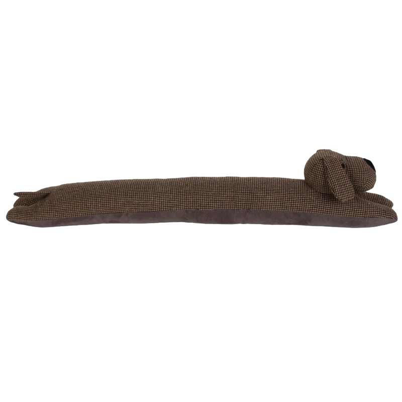 Brown dog door cushion