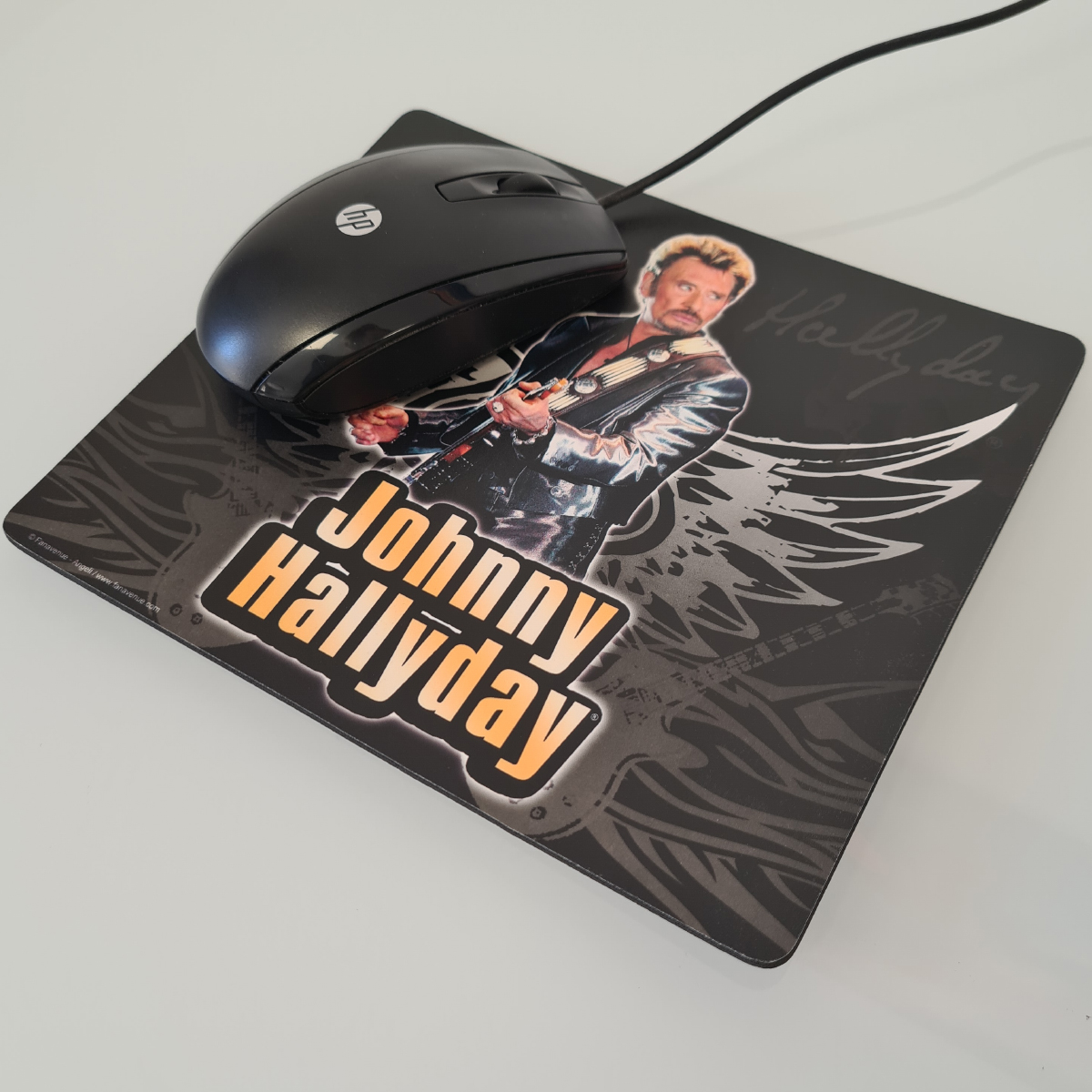 Johnny Hallyday mouse pad