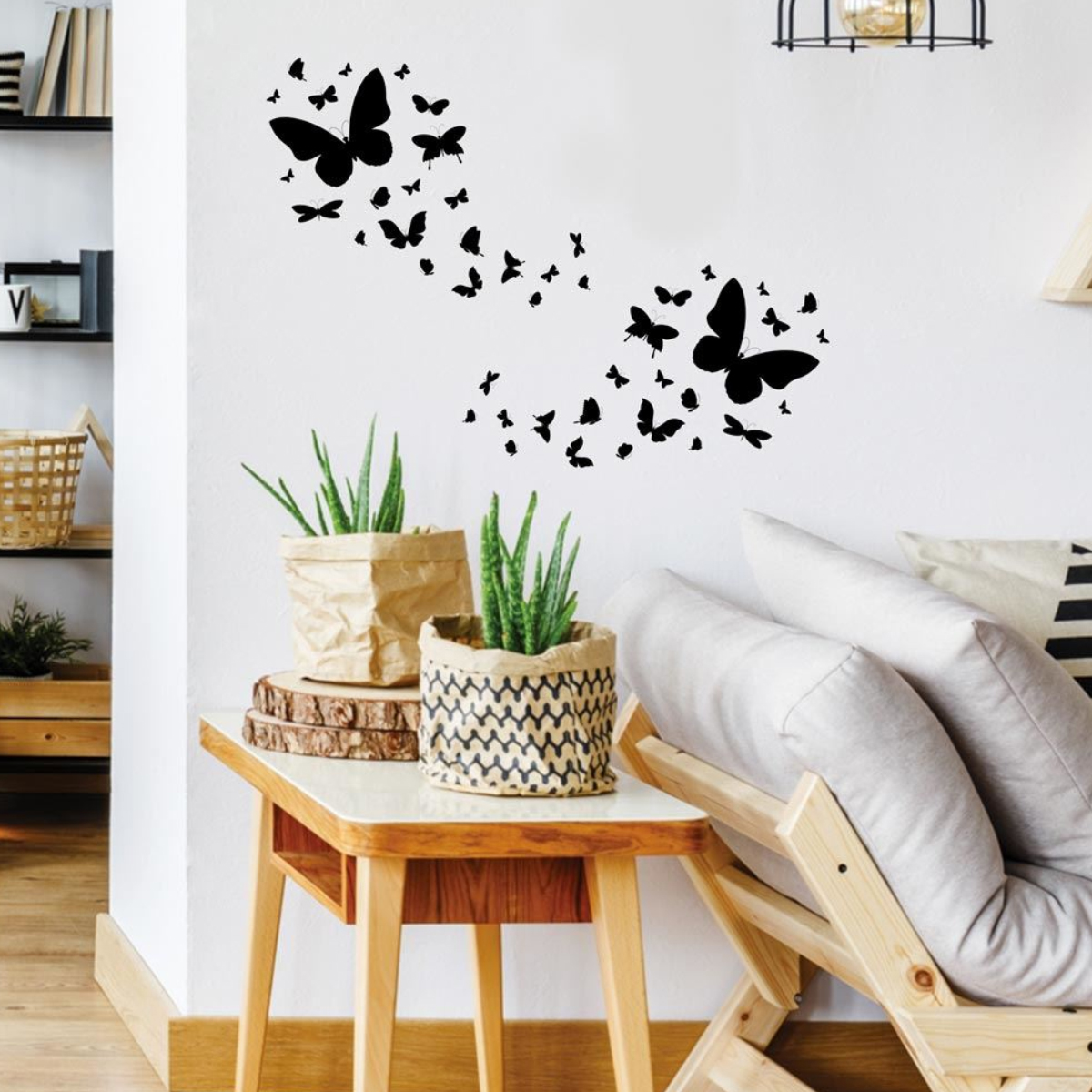 Wall decoration sticker Flight of Butterflies