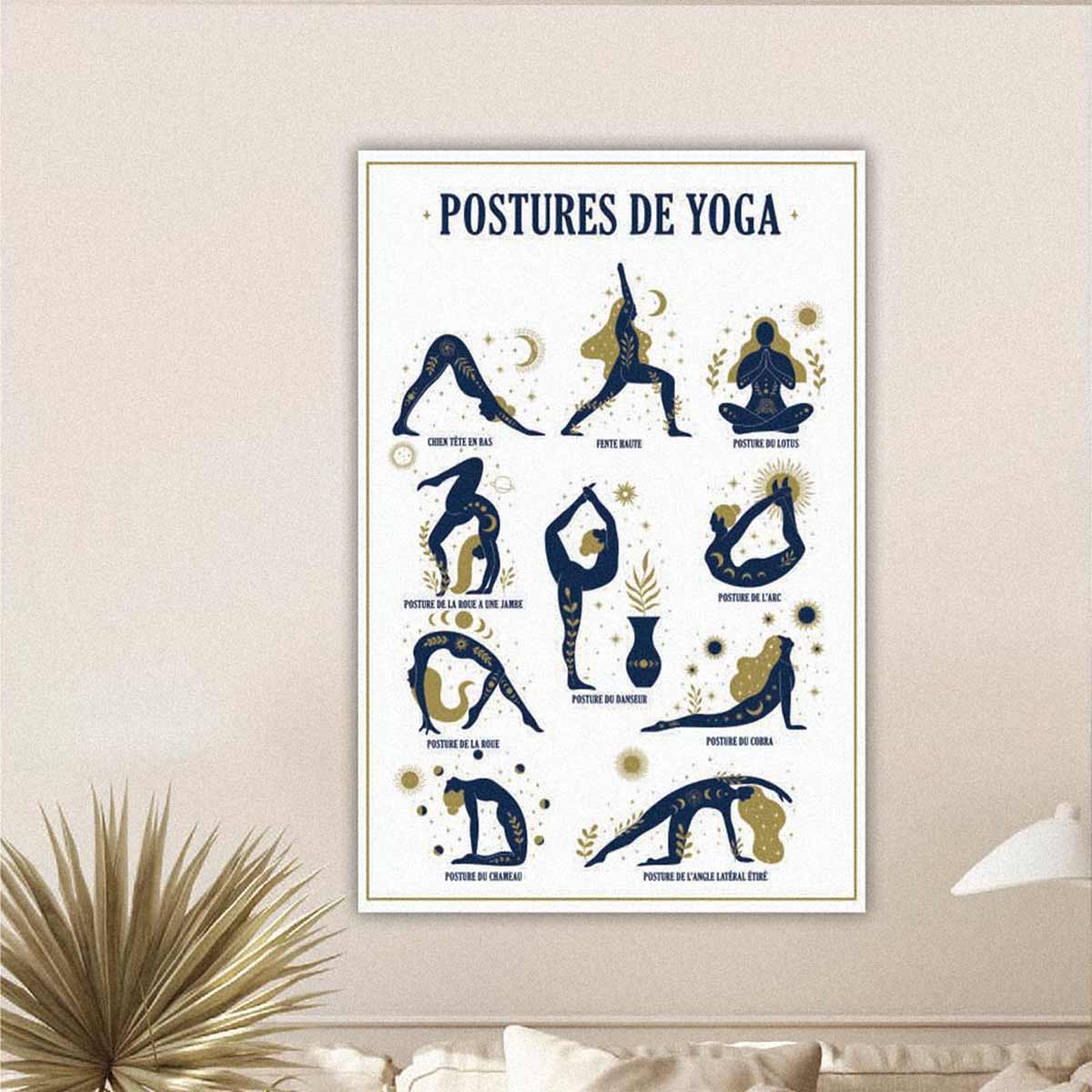 Canvas Frame Yoga Poses
