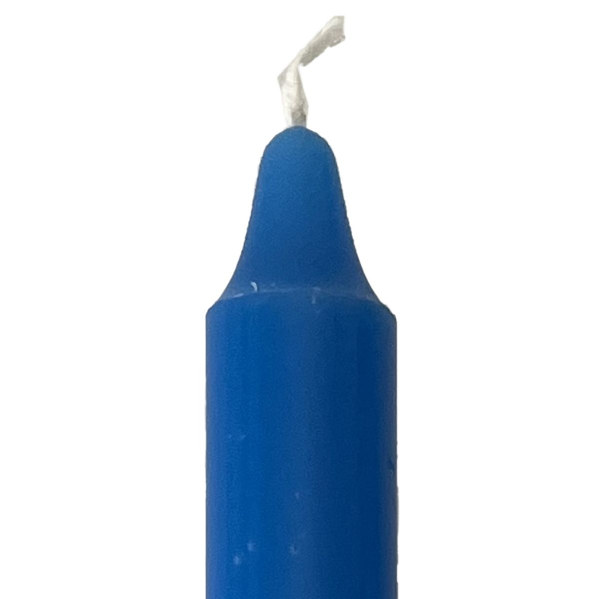 Tinted candle in the mass - blue