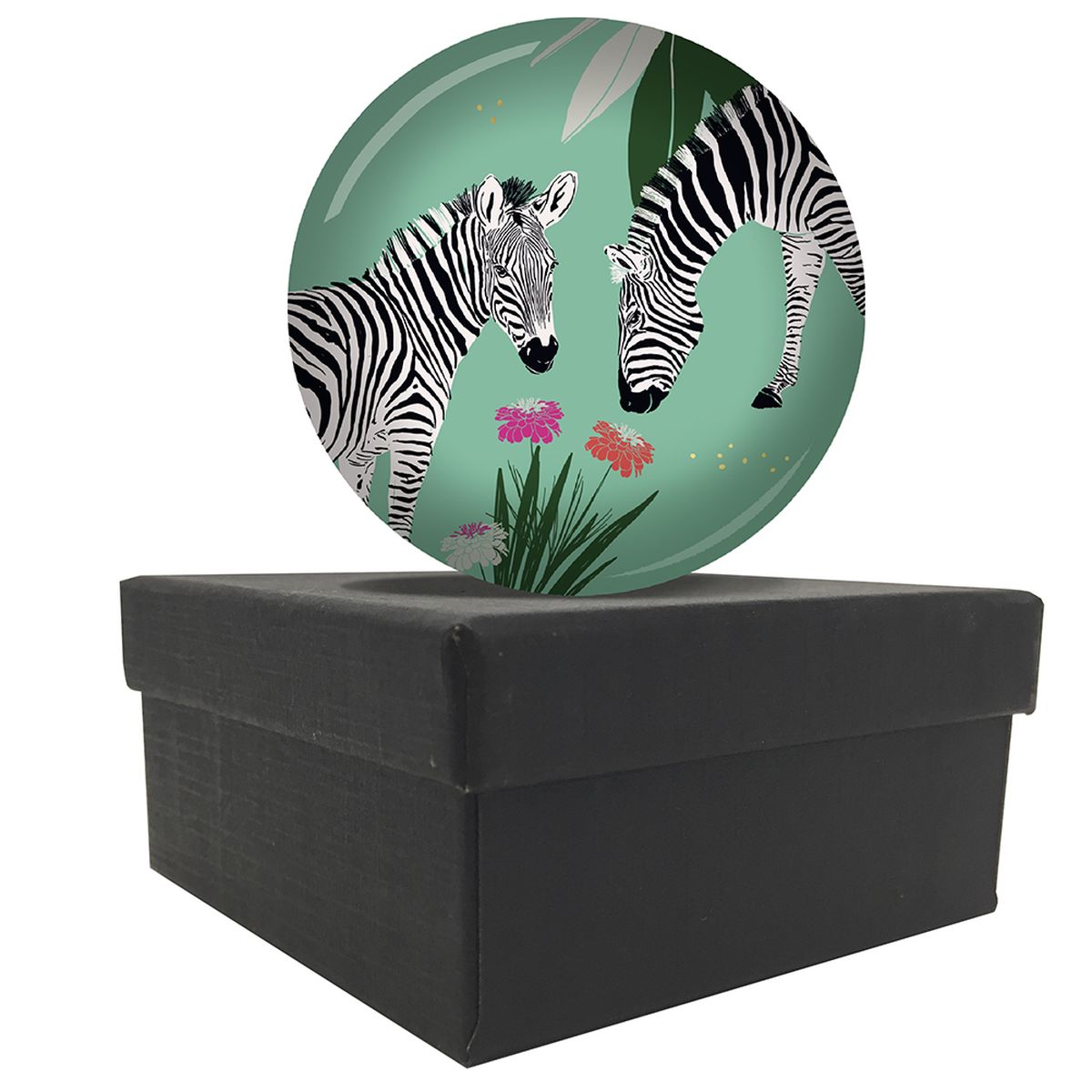 Kiub Savane paperweight - Zebras