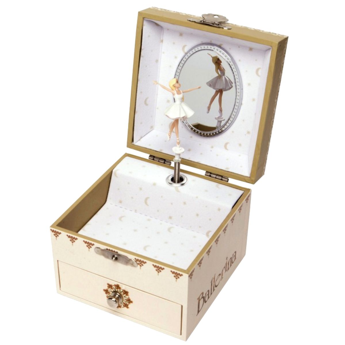 Ballerina Musical Jewelry Box - Glow in the Dark