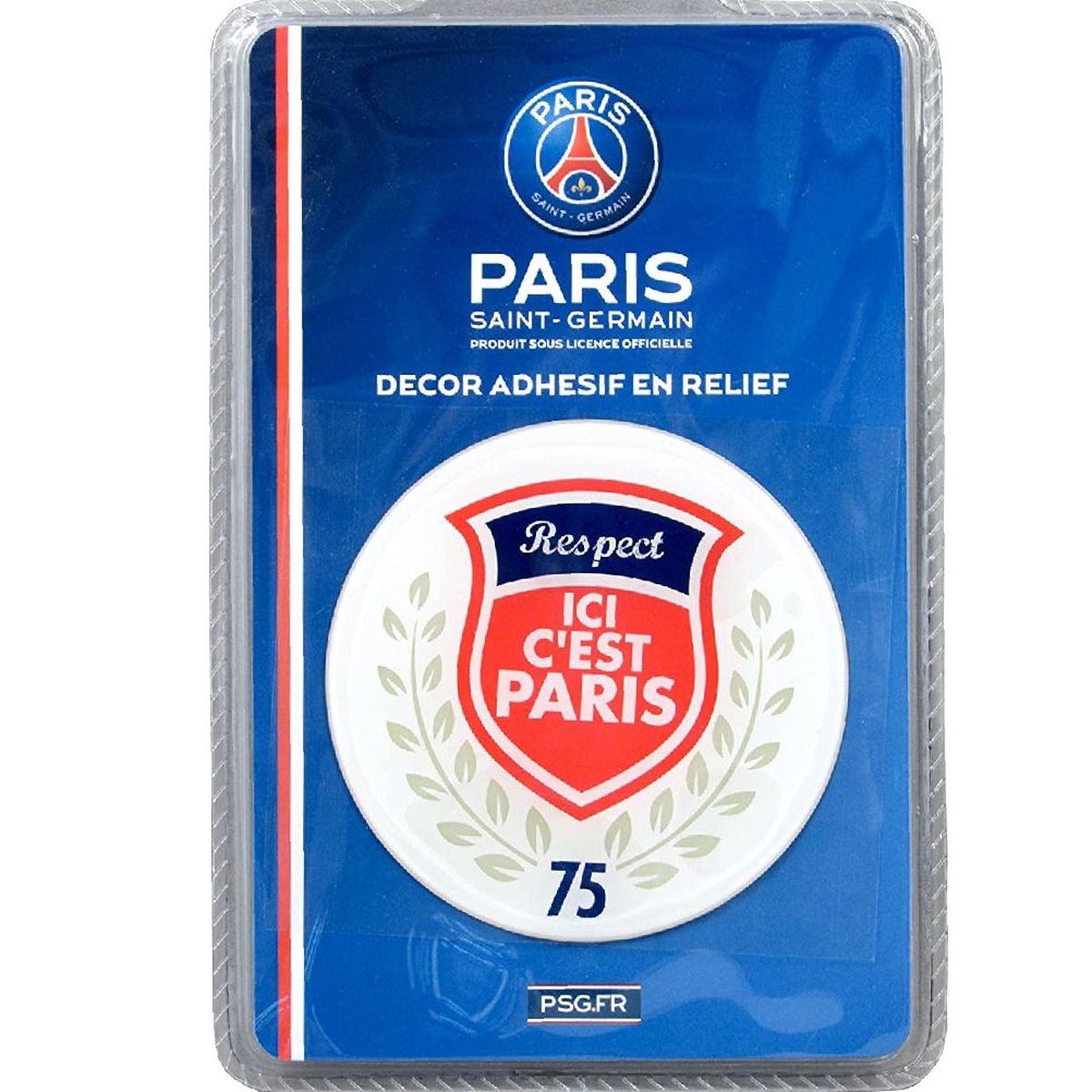 Adhesive decoration in relief PSG