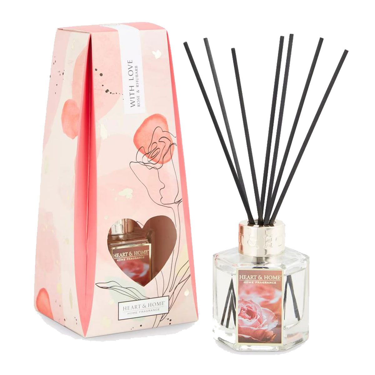 Heart and Home Stick Diffuser - With Love