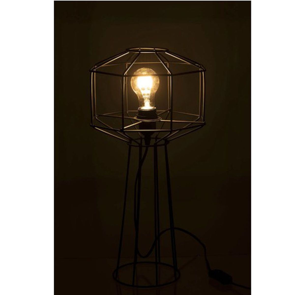 Metal Lamp Black 51 cm
