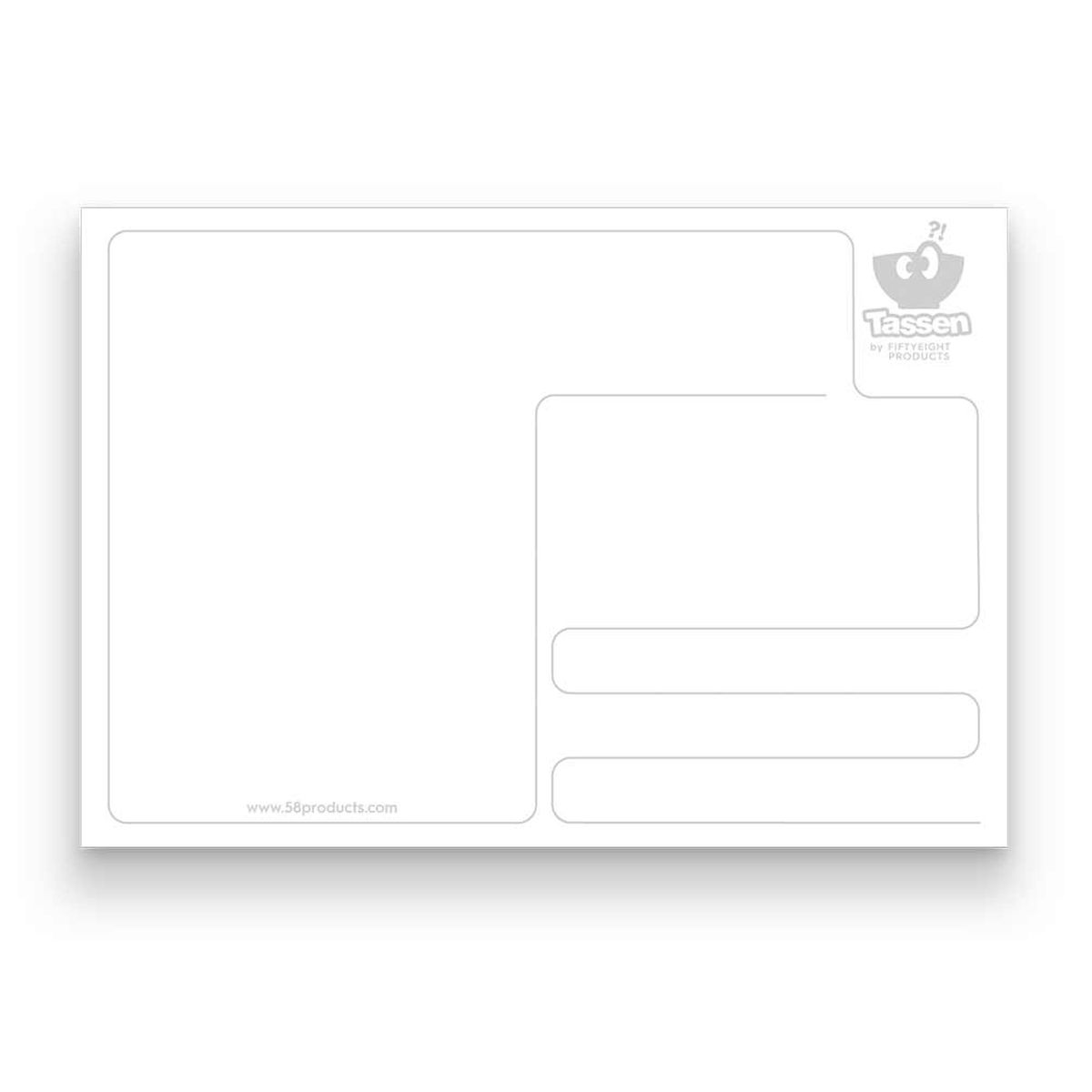 Postcard without envelope Tassen